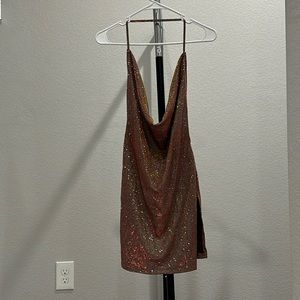 Sheer, sparkly SHEIN dress